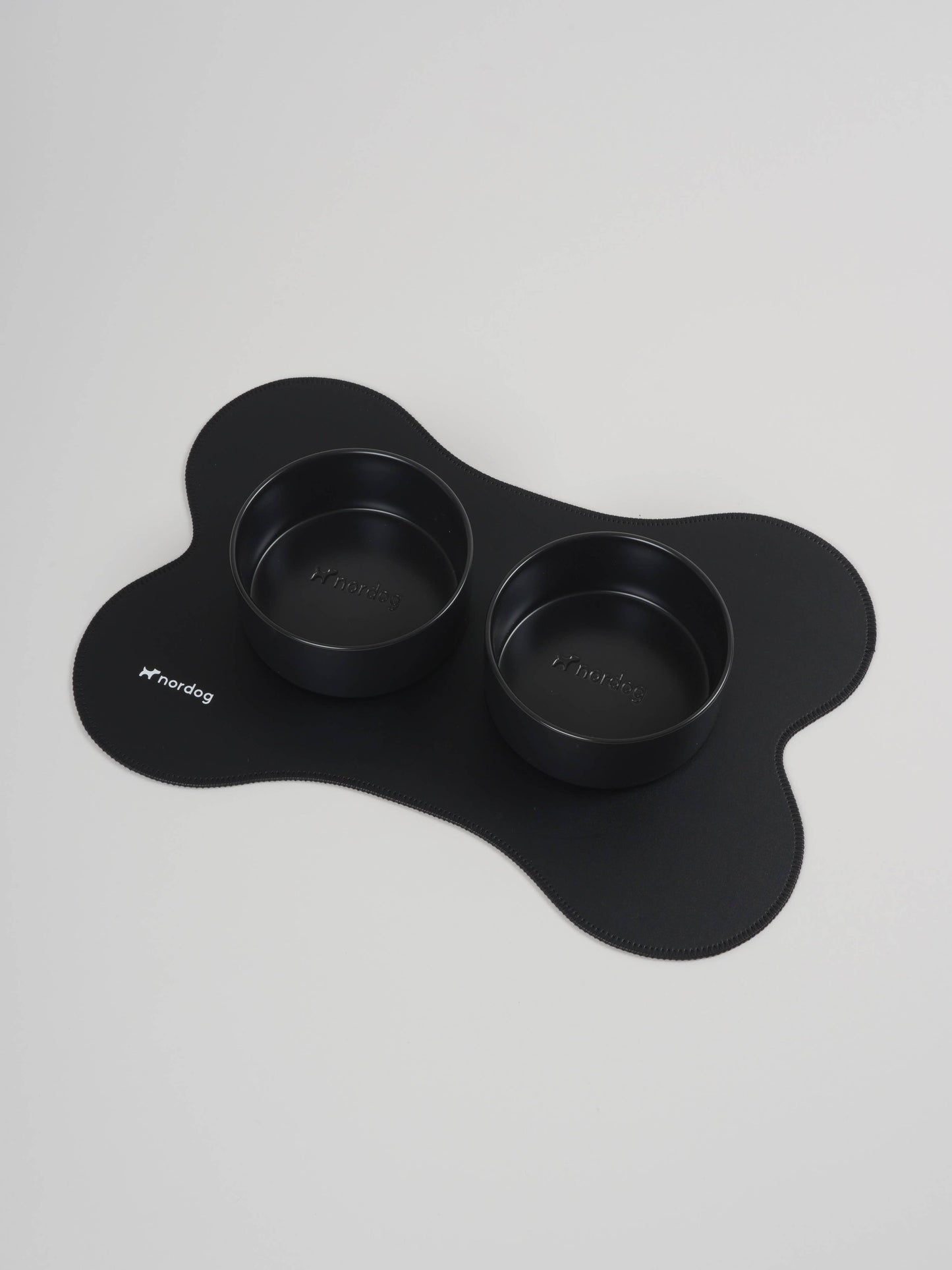 Nordog - Platzset für Hundenäpfe (schwarz)