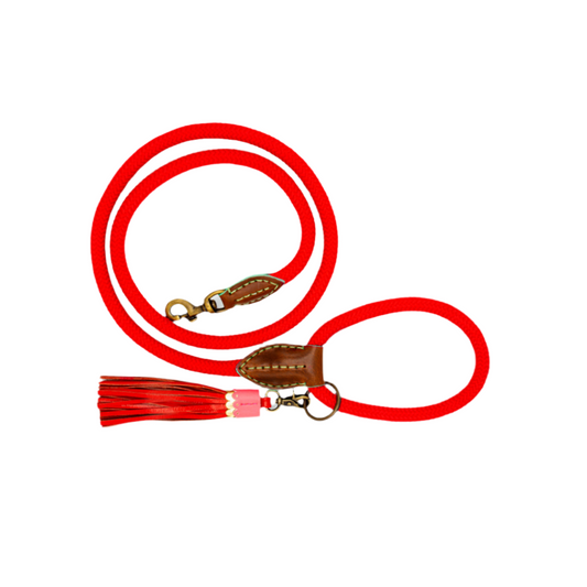 Dog with a Mission - Hundeleine Red Velvet L