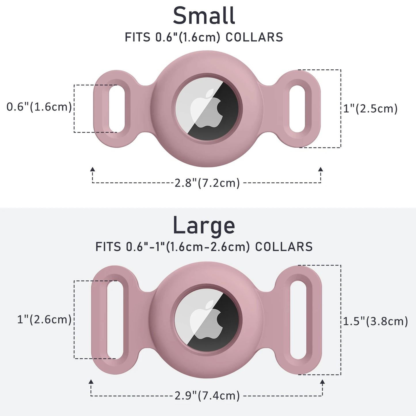 Apple AirTag Silikon Schutzhülle für Halsband