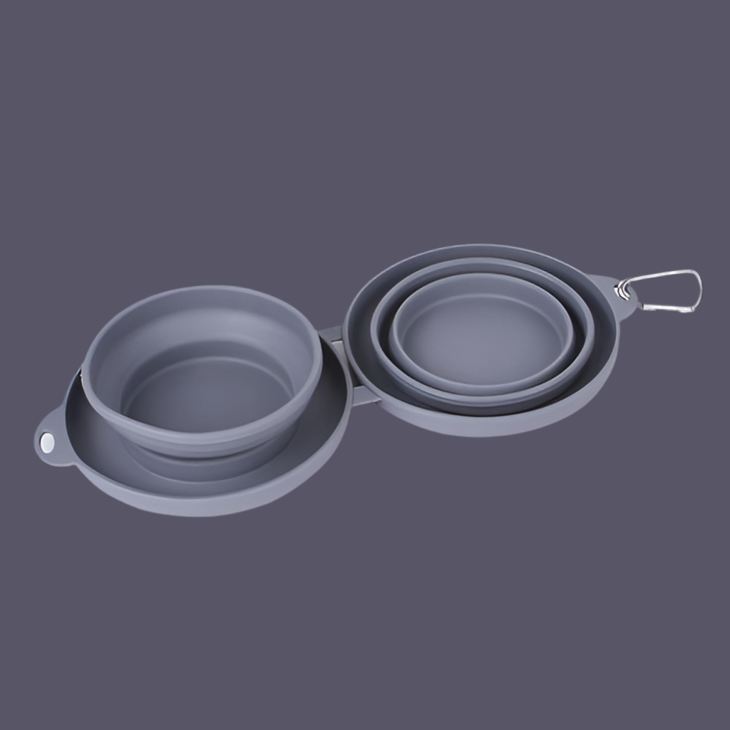 Doppel-Reisenapf, faltbar und klappbar