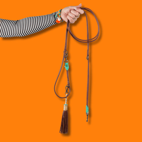 Dog with a Mission - Extra lange Leine Bobby Brown S