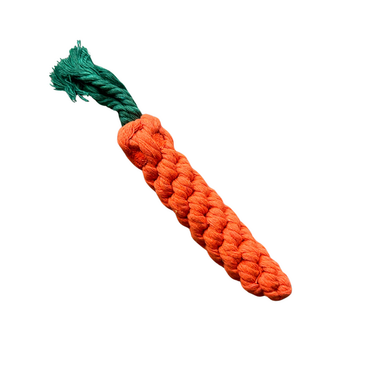 Karotti Geflochtenes Tau zum Kauen für Hunde
