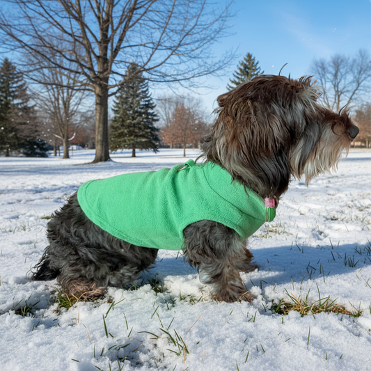 Warmer Fleece Pullover für kleine Hunde + Dackel "Vaasa"