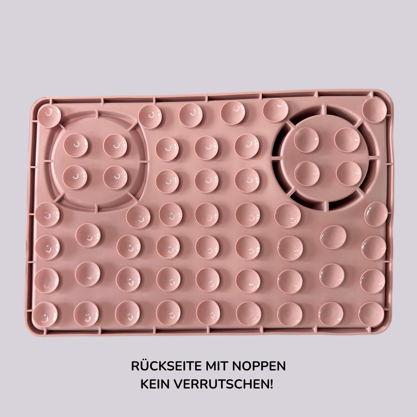 6-in-1 Silikon Slow Feeder-Napf / Multistrukturierte Hunde-Leckmatte mit 6 Fächern