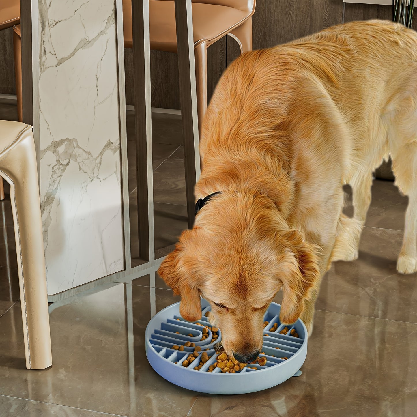 Silikon Hundenapf Slow Feeder "Bows"