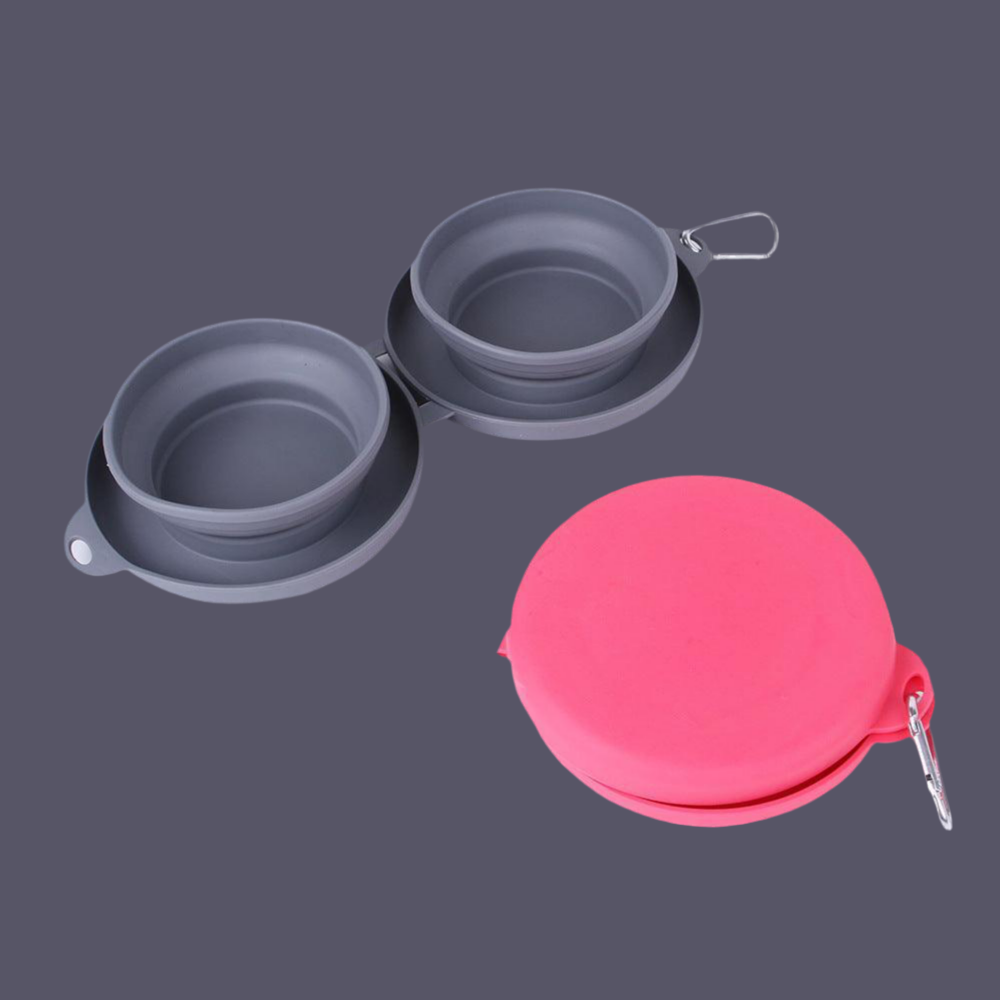 Doppel-Reisenapf, faltbar und klappbar