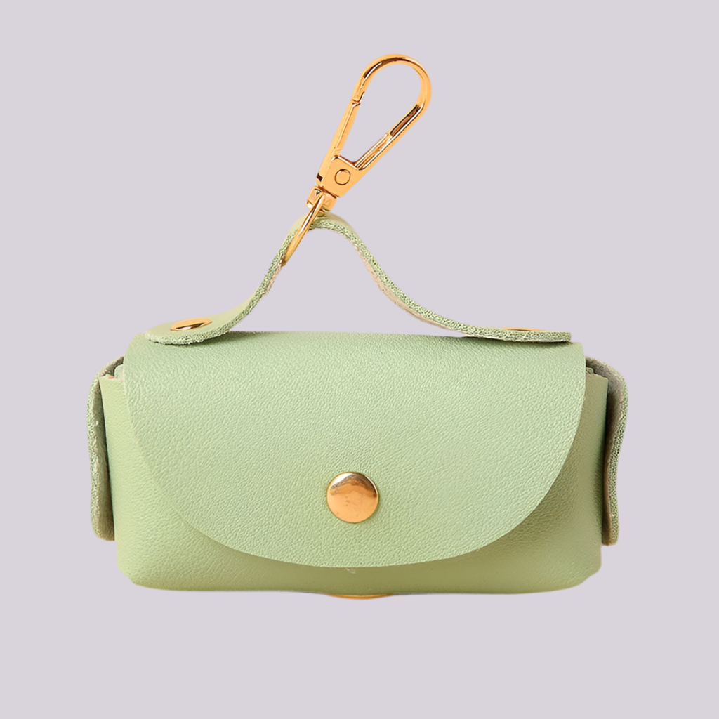 Leder Kotbeutelspender