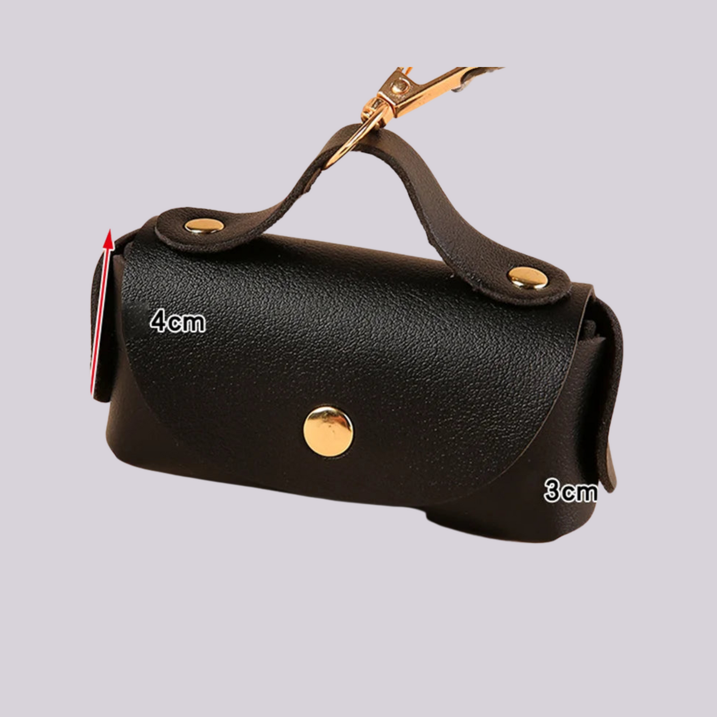 Leder Kotbeutelspender