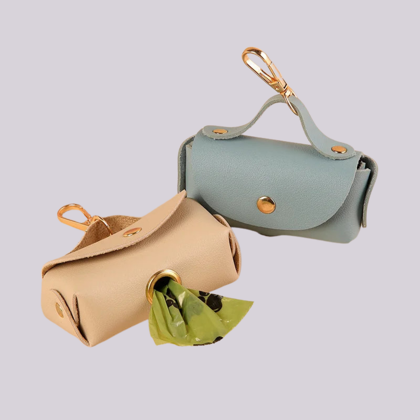 Leder Kotbeutelspender