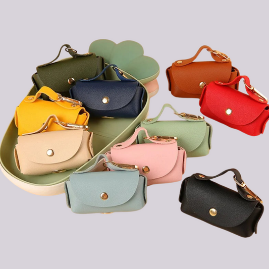 Leder Kotbeutelspender