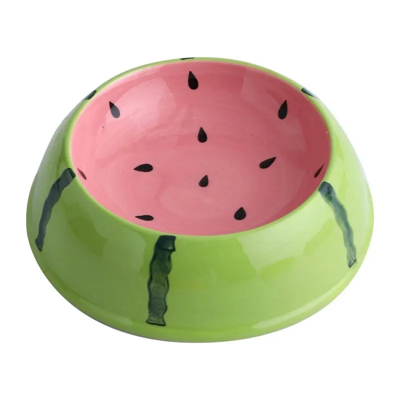 Hundenäpfe im Sommer Design: Wassermelone, Erdbeere, Orange und Kürbis
