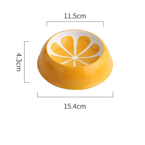 Hundenäpfe im Sommer Design: Wassermelone, Erdbeere, Orange und Kürbis