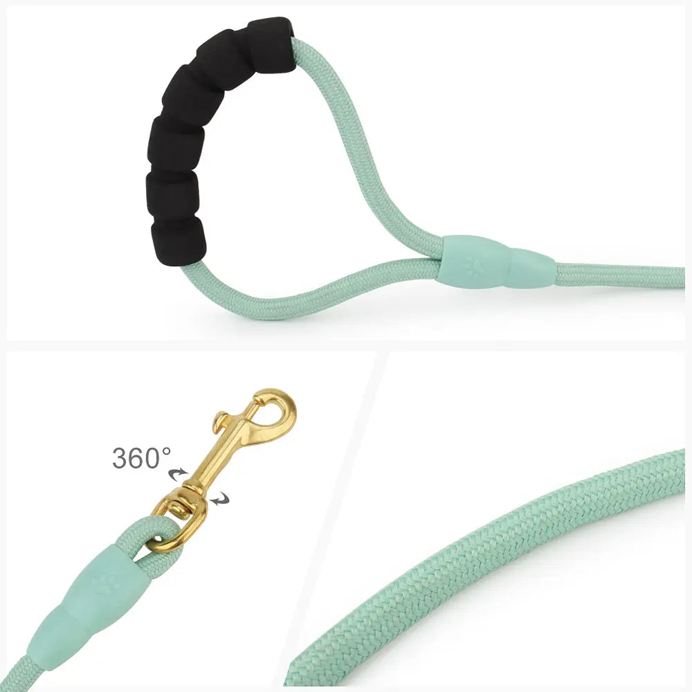 „Adventure Line“ - 5M/10M Hunde-Schleppleine mit Schaumstoffgriff