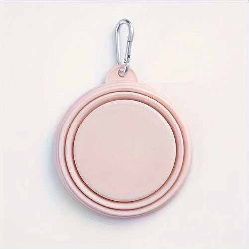 „Macarons“ - Faltbarer Silikon-Reisenapf, Pastellfarben, 350 ml