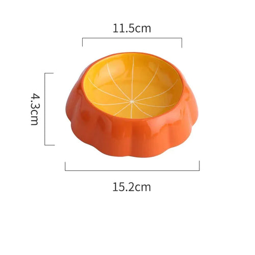 Hundenäpfe im Sommer Design: Wassermelone, Erdbeere, Orange und Kürbis