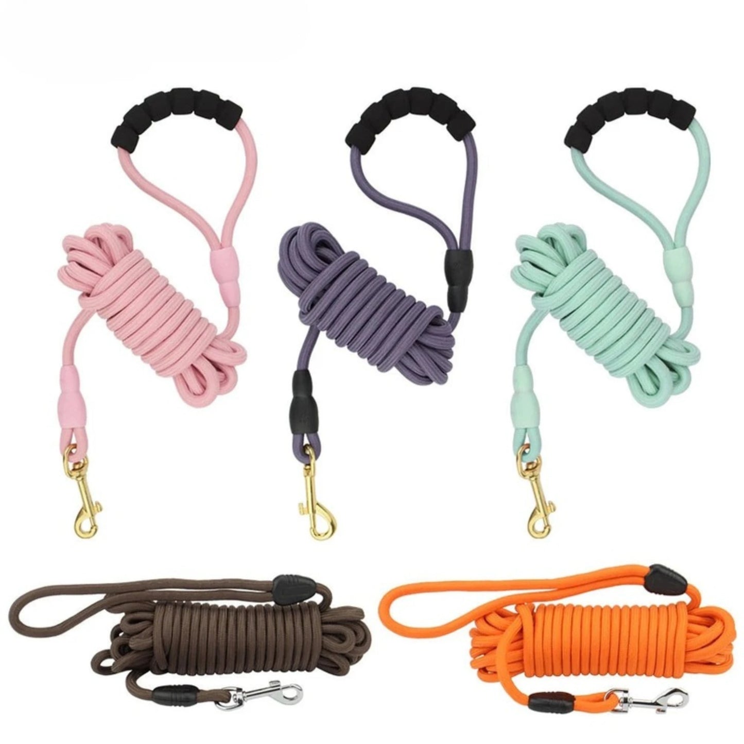 „Adventure Line“ - 5M/10M Hunde-Schleppleine mit Schaumstoffgriff