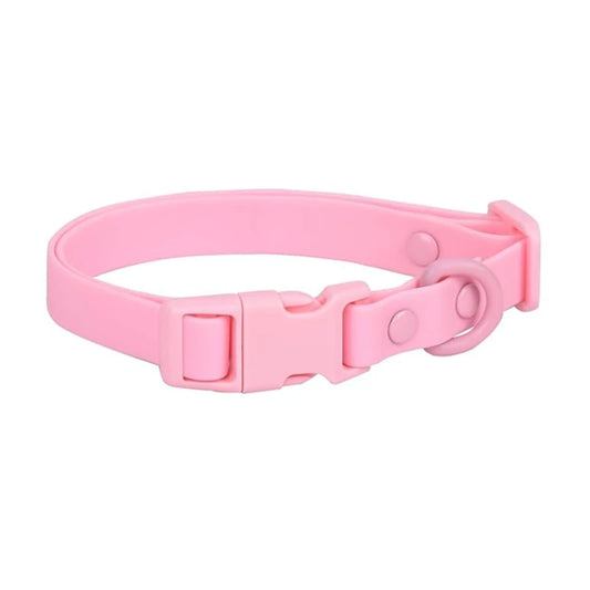Wasserfestes Gummi-Hundehalsband mit Sicherheitsschnalle