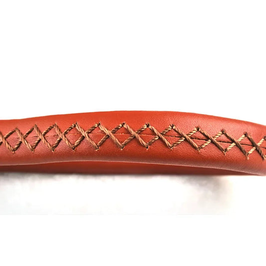 Kurze Hundeführleine aus Leder “Galloway”