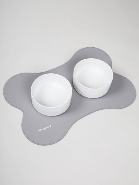 Nordog - Tischset für Hundenäpfe (grau)