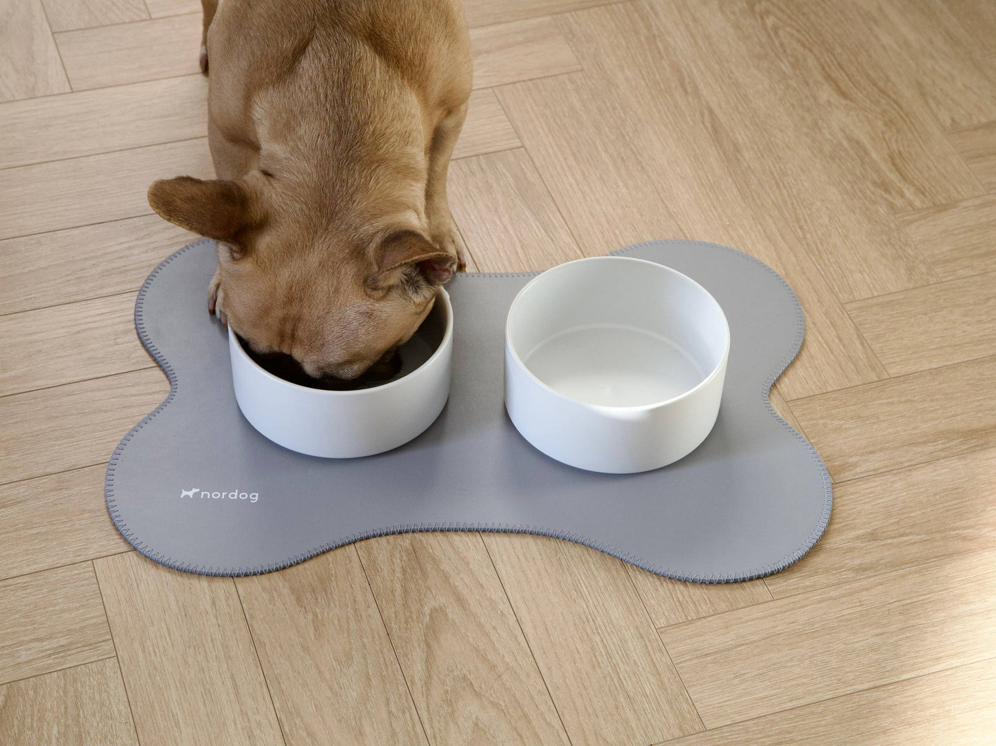 Nordog - Tischset für Hundenäpfe (grau)