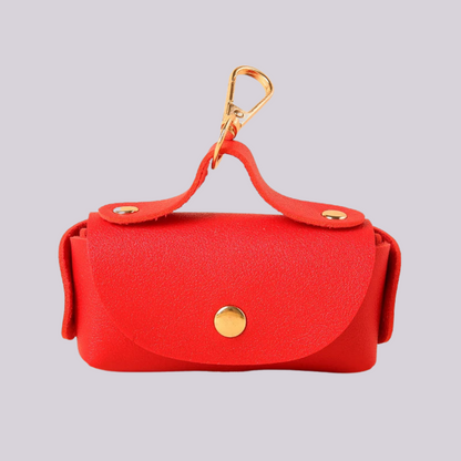 Leder Kotbeutelspender