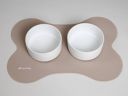 Nordog - Tischset für Hundenäpfe (Cappuccino)