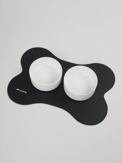 Nordog - Platzset für Hundenäpfe (schwarz)