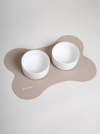 Nordog - Tischset für Hundenäpfe (Cappuccino)