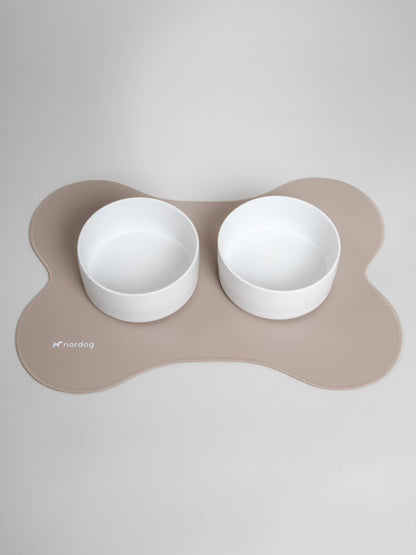 Nordog - Tischset für Hundenäpfe (Cappuccino)