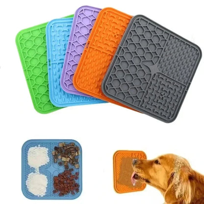 Silikon-“Lickingmat” zur Angstlinderung + Slow-Feeding, gegen Langeweile