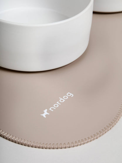 Nordog - Tischset für Hundenäpfe (Cappuccino)
