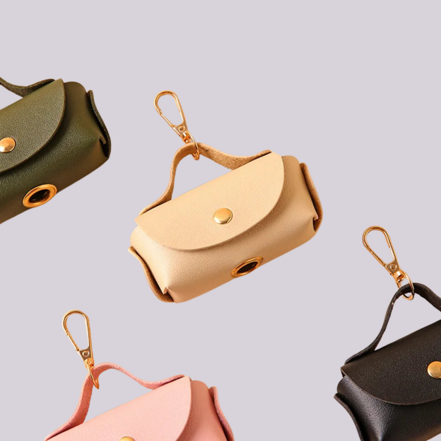 Leder Kotbeutelspender