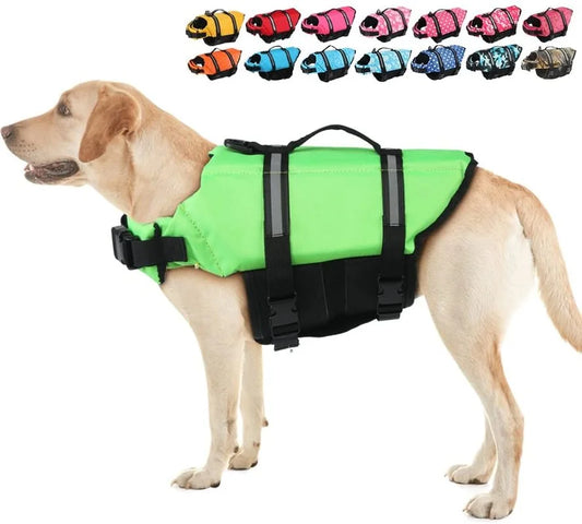 Reflektierende Hunde Schwimmweste, Verschiedene Farben
