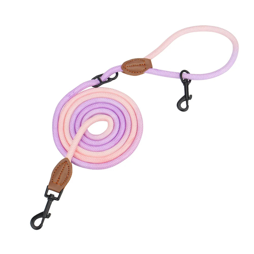 Doppelseitige Crossbody Hundeleine "Swirl"