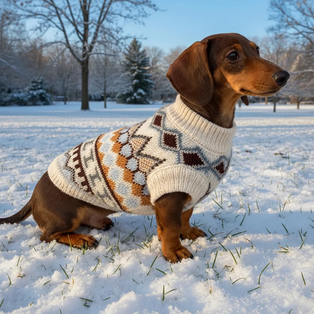 Norweger Dackel-Pullover "Narwik"