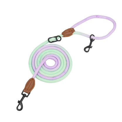 Doppelseitige Crossbody Hundeleine "Swirl"