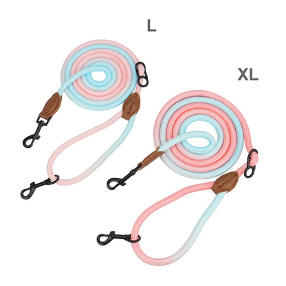 Doppelseitige Crossbody Hundeleine "Swirl"