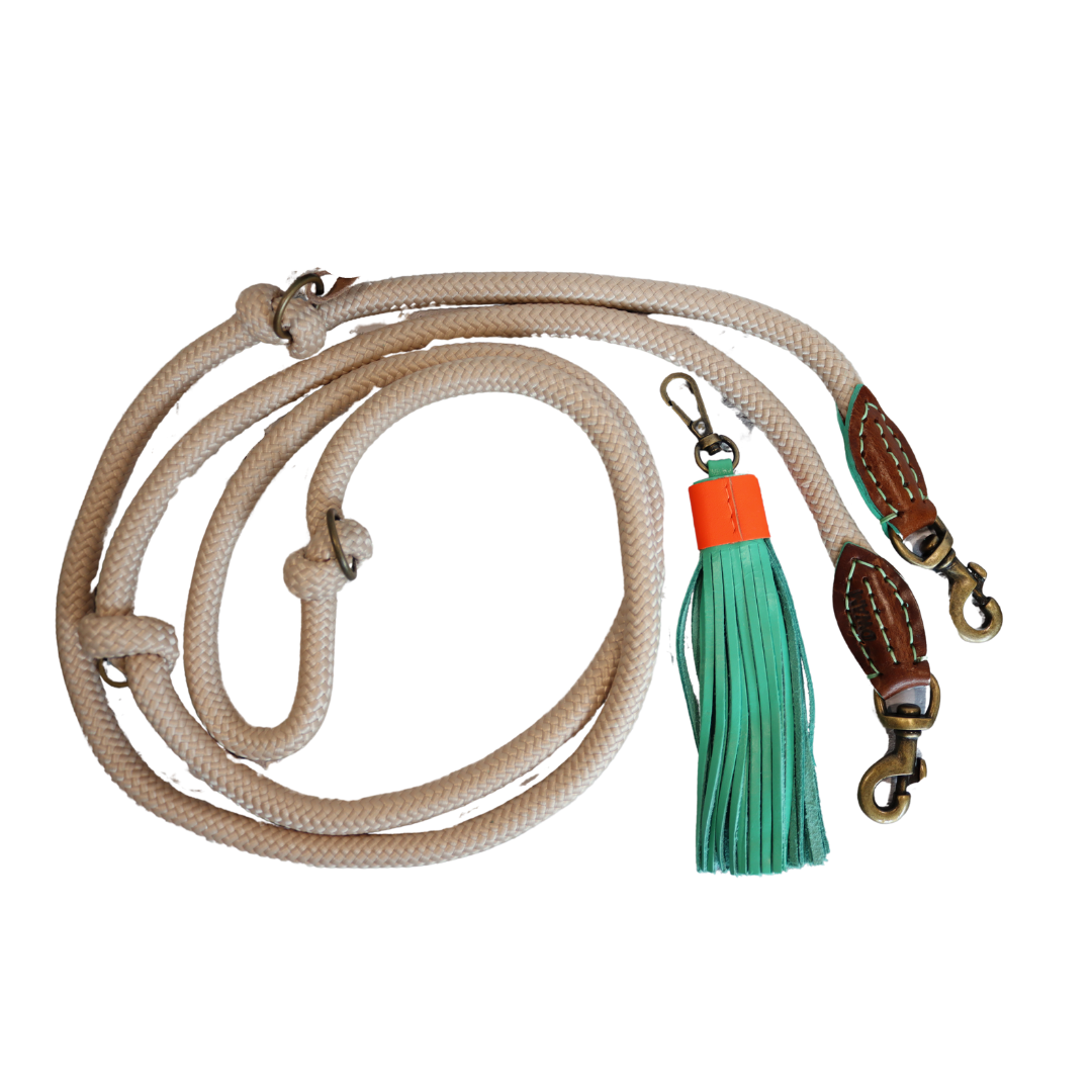 Dog with a Mission - Extra Lang Sand Hundeleine L