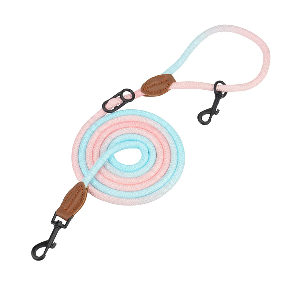 Doppelseitige Crossbody Hundeleine "Swirl"