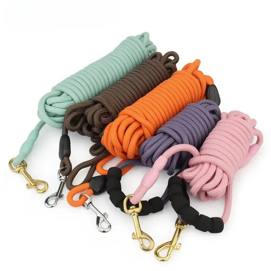 „Adventure Line“ - 5M/10M Hunde-Schleppleine mit Schaumstoffgriff