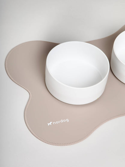 Nordog - Tischset für Hundenäpfe (Cappuccino)