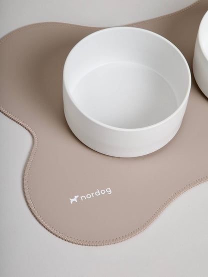 Nordog - Tischset für Hundenäpfe (Cappuccino)