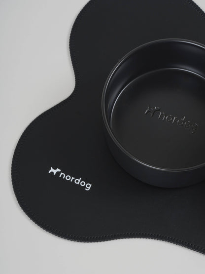 Nordog - Platzset für Hundenäpfe (schwarz)